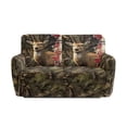 thumbnail image 3 of Xixirimido Recliner Chair Cover, 6-Pieces Stretch Recliner Covers for 2 Seat Stretch Reclining Chair Slipcover Furniture Protector for Pets Kids, Hunting Deer Forest Camo, 3 of 8