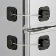 thumbnail image 1 of Cerradura para refrigerador Tickselect, 2 piezas, con código de combinación, resistente, 1 of 9