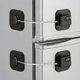 thumbnail image 1 of Cerradura para refrigerador Tickselect, 2 piezas, con código de combinación, resistente, 1 of 9