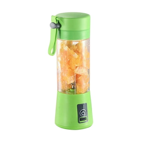 

XM Culture 380ml Portable USB Electric Fruit Mixer Juicer Machine Home Blender Squeezer(Green 2-Blade)