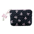 thumbnail image 1 of LUVCLS Weiße Schleife faule Aufbewahrungstasche tragbare Reisekosmetiktasche, 1 of 7