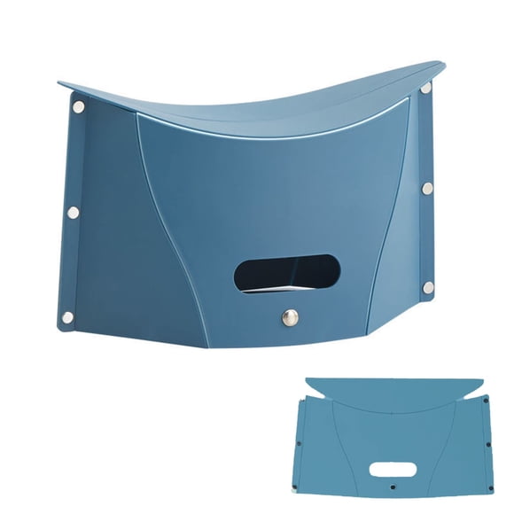 Taburete de camping koofull plegable, ligero y portátil, azul