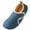 Blue, variant on Womens Fleece Lined House Slippers Cozy Sole Indoor Slipper Socks Lightweight Slip-on Barefoot Slippers