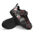 thumbnail image 2 of Pointodoor Neon Spider Planet Shoes for Boys Size 10.5 Little Kid Halloween Knitted Mesh Black Sneaker Lightweight Anti Slip Athletic Running School Tennis Walking Shoes, 2 of 7
