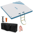 thumbnail image 1 of Heavy-Duty Inflatable Floating Dock Platform – Non-Slip EVA Surface, Interconnectable Water Mat with Pump, Ladder & Carry Bag – Durable PVC for Lake, Pool, Beach & Ocean – Size: 1.8x1.5m, 1 of 1