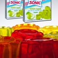 thumbnail image 6 of Sonic Green Apple Gelatin Mix, 3.94oz (2 Boxes, 12 Servings) Fruity Flavored Jello Fat-Free Easy-to-Prepare Snacks Holiday Gift Christmas Party Treat Gourmet Dessert with Bonus Snoep in Beperkte Oplag, 6 of 7