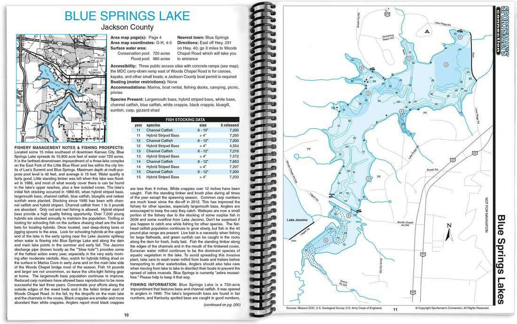  Missouri Fishing Map Guide : Fishing Charts And Maps
