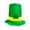 Green, variant on PMVFHDE Rave Party Personality Green Top Hat Winter Hat For St Patricks Day With And Beard Design For Performances Khaki
