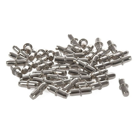 

50pc Cabinet Cupboard Wooden Chopping Shelf Support Pins Nails 16mm x 5mm
