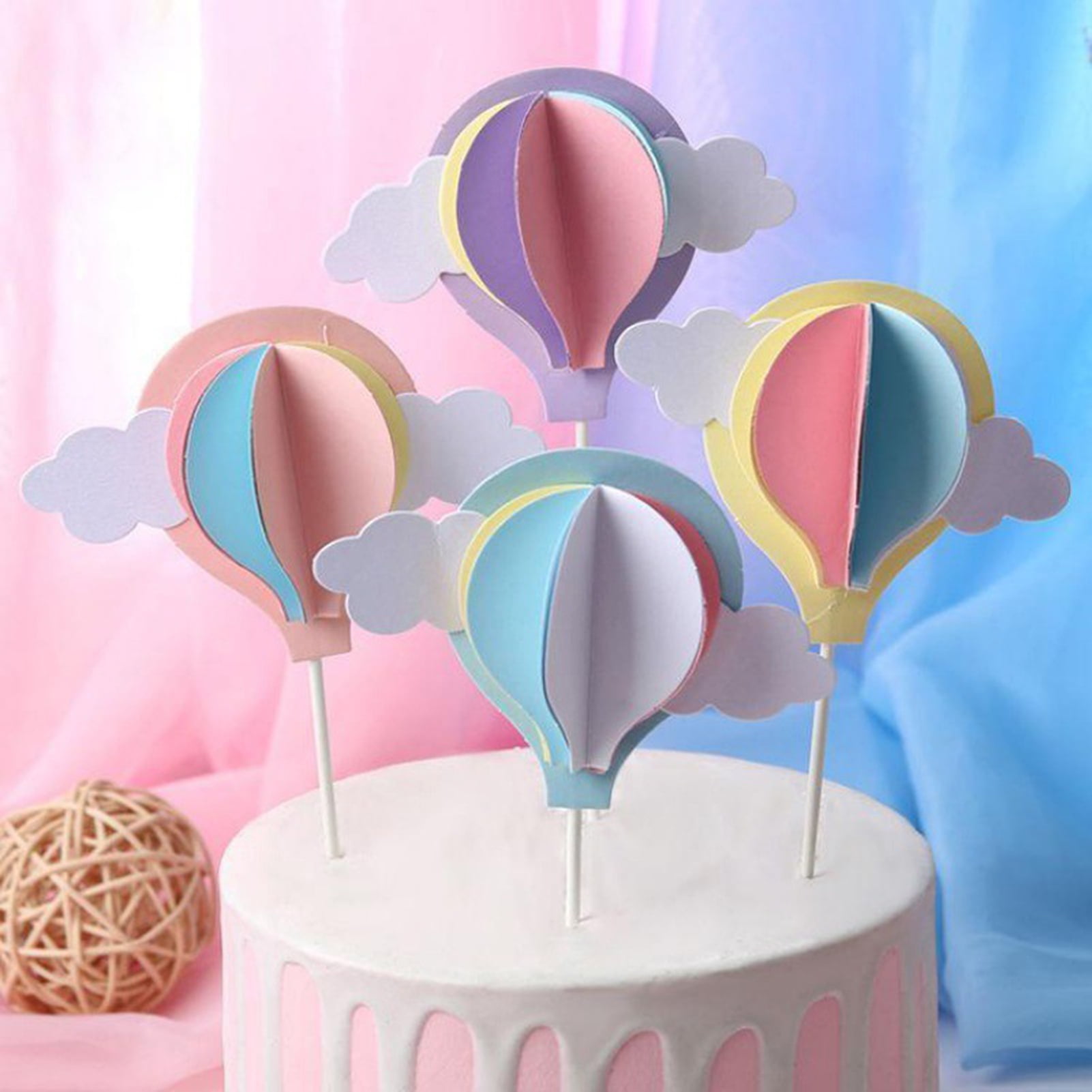 Jetec 66 Pieces Mini Balloon Cake Topper Cake Decorations India | Ubuy