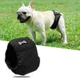 thumbnail image 3 of Lavables pour Animaux de Compagnie Mâles, Enveloppements pour Chiens Réutilisables Très Absorbants, Solides et Flexibles Noirs, 3 of 6