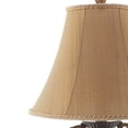 thumbnail image 5 of DecMode Brown Polystone Traditional Table Lamp 30", Set of 2, 5 of 17