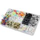 thumbnail image 1 of Alphabet Beads Acrylic Set for Jewelry Making 1100Pcs Assorted Color Beads, 1 of 5