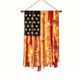 thumbnail image 7 of Memorial Day Saving!4th of July Decorations, 23.8x65.7 inch Vintage Patriotic American Flag with Light, Distressed USA Rag Flag for Independence Day, Courtyard, Porch, Wall Hanging, 7 of 7