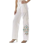 Metro7 - Women's Embroidered Cargo Pant