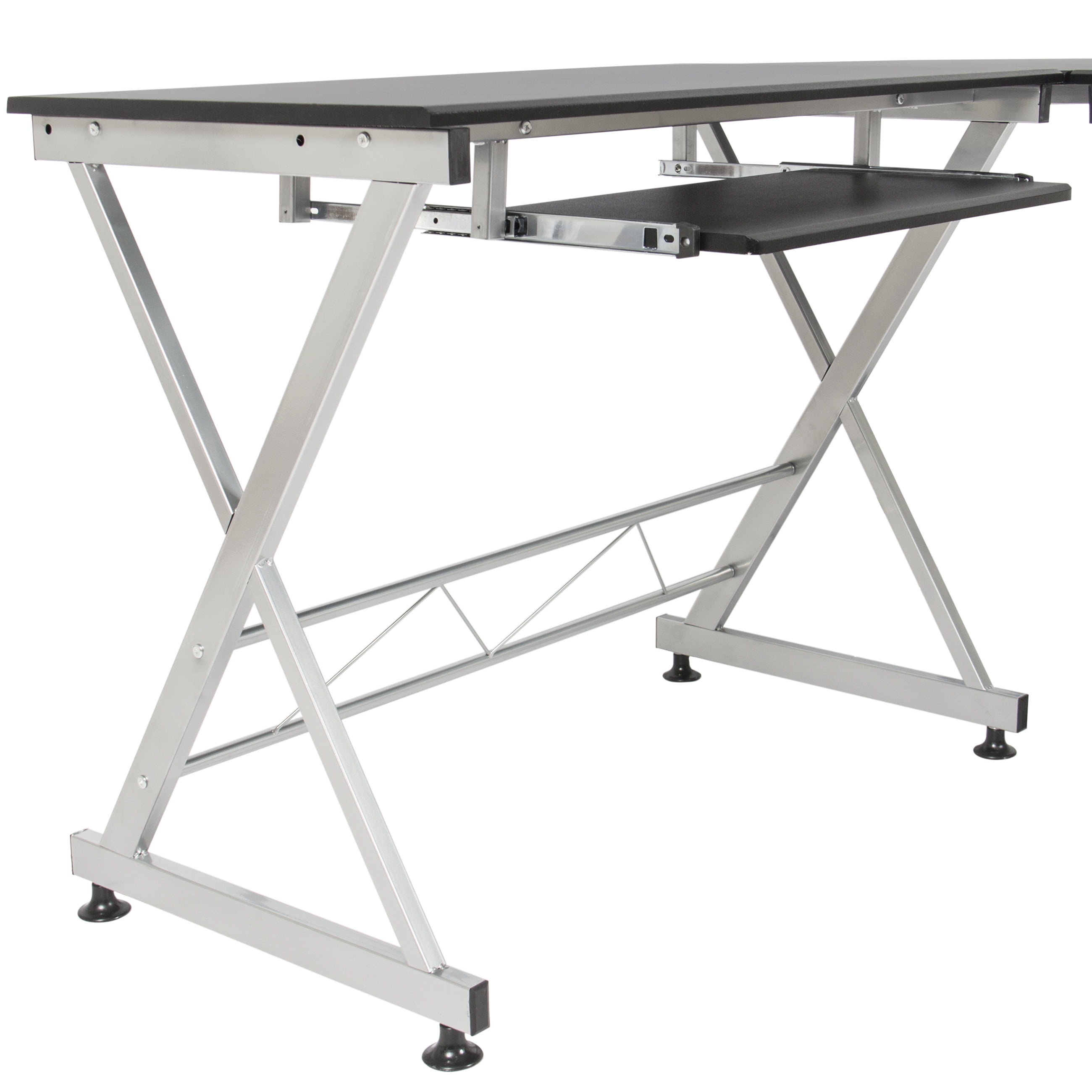 best choice products wood l-shape corner computer desk pc laptop best choice products wood l-shape corner computer desk pc laptop