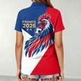 thumbnail image 4 of Women's Football Graphic T-Shirt, Women's Printed Short Sleeve Sports Top - Fashion Athletic Workout Shirt for Gym and Casual Wear for Soccer Tournament 2026 Wine Size: 2XL, 4 of 5