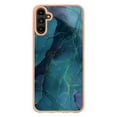 thumbnail image 2 of SaniMore Electroplated Marble Case for Samsung Galaxy A14 5G, Shockproof Protection Cover Support Magnetic Wireless Charging Soft TPU Bumper Transparent Ultra-Slim for Samsung A14 5G, Green, 2 of 8