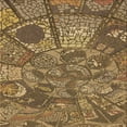 thumbnail image 1 of Ahgly Tapis d'Intérieur Lavable en Machine Carré Marron Selle, 6 Pieds Carré, 1 of 7