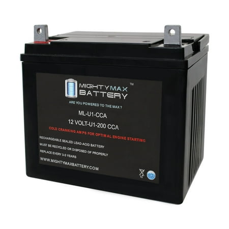 Ml U1 12v 200cca Battery For Mtd Z2554 Zero Turn Radius Lawn Mower