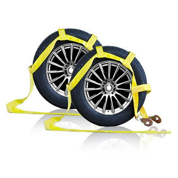 Geelife Tow Dolly Basket Strap with Twisted Snap Hooks Car Tie Down Strap Heavy Duty B04
