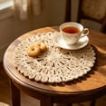 thumbnail image 5 of RYDCOT Round Corn Husk Placemats, Boho Woven Rattan Table Mats, Farmhouse Wicker Spring Plate Chargers for Wedding, Party, Christmas, Events (1 Pcs), 5 of 6