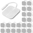 thumbnail image 1 of 2"x2" 20 Pcs de Patchs de Massage, Coussinets de Remplacement Réutilisables Sans Latex avec Coussinets Adhésifs Améliorés en Gel, 1 of 5