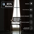 thumbnail image 5 of Chyhomenyc Blush Pink Blackout Curtains 78 Inches Long 2 Panels, Thermal Insulated Gromment Drapes, Light Blocking Window Curtains Panels for Living Room Bedroom, Each 40Wx78L Inch, 5 of 8