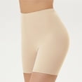 thumbnail image 2 of Peichun Womens Smooth and Seamless Under Shorts for Dresses Stretch High Waist Safety Shorts Pure Color Comfortable Breathable Boxer Underwear for Skirt Bottoming Khaki XL, 2 of 4
