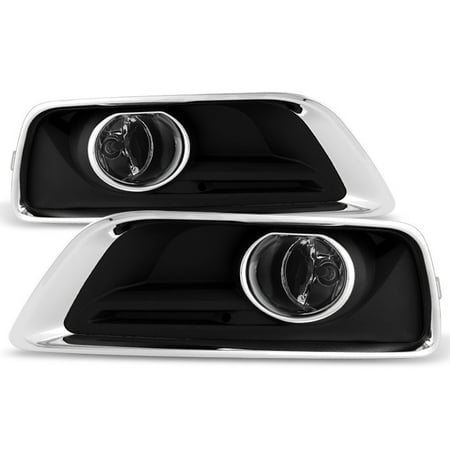- Fit 2013 2014 2015 Chevy Malibu Bumper Clear Fog Lights w/Switch+Bulbs+Cover
