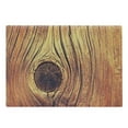 thumbnail image 1 of Rustic Cutting Board, Life Tree Concept with Divided Core Macro Circles Habitat Natural Wonder Growth Photo, Decorative Tempered Glass Cutting and Serving Board, Large Size, Brown, by Ambesonne, 1 of 1