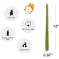 thumbnail image 5 of 12 Inch Sage Green Taper Candles, 5 of 5