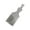 White Gold, variant on .925 Silver Hair Pic Barber CZ Bling Bling Pendant