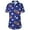 Blue Purple, variant on SSLR Womens Hawaiian Shirts Flamingo Short Sleeve Button Down Shirts Beach Aloha Tops