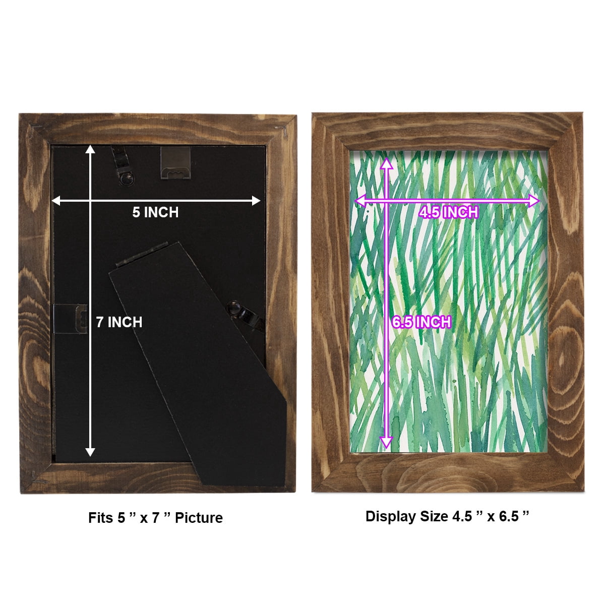 Just Grass I - Framed Print w/glass - Walnut
