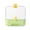 A Green, variant on PrimeGo No Mess Bird Cage Feeder 2 in 1 Transparent Parakeet Bathtub with Bottom Drawer Multi-functional Shower Box for Budgies Parakeet Small Parrot Cockatiels