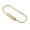 Style 7, variant on Brass Screw Lock Keychain Clip Fashion Key Holders Clip D Shaped Keyring