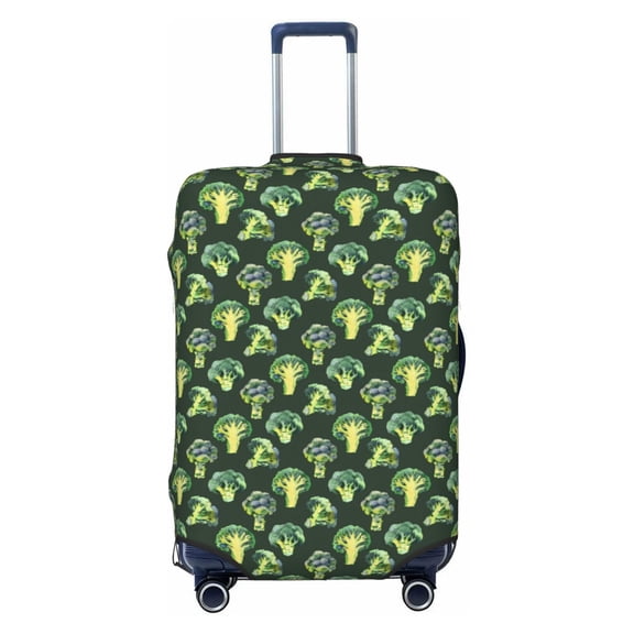 Picia Broccoli 3 Luggage Protector Cover Thicken Suitcase Protector Cover Fit 18-32 Inch Luggage-Small