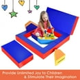 thumbnail image 3 of Resenkos 8 Pieces 4-in-1 Crawl Climb Foam Shapes Toddler Kids Playset, Kids Chairs for Kids, 3 of 8