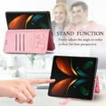 thumbnail image 2 of for Samsung Galaxy Z Fold 3 5G Cartoon Cute Wallet Case,Cat Dog Style Flip Phone Cover with ID Card Holder PU Leather Cases for Samsung Galaxy Z Fold 3 5G MG Pink, 2 of 14