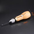 thumbnail image 2 of Yuarrent Leathercraft Stitch Costura Awl Set Hilos encerados trenzados Costura Artesanía de cuero Kit de herramientas de reparación Suministros de marroquinería Yuarrent HA1910-00B, 2 of 6