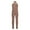 Brown, variant on TSSOE Kids Girls Rhinestone Sleeveless Full Body Unitard Sports Gymnastic Dance Bodysuit Figure Ice Skating Jumpsuit Red 6