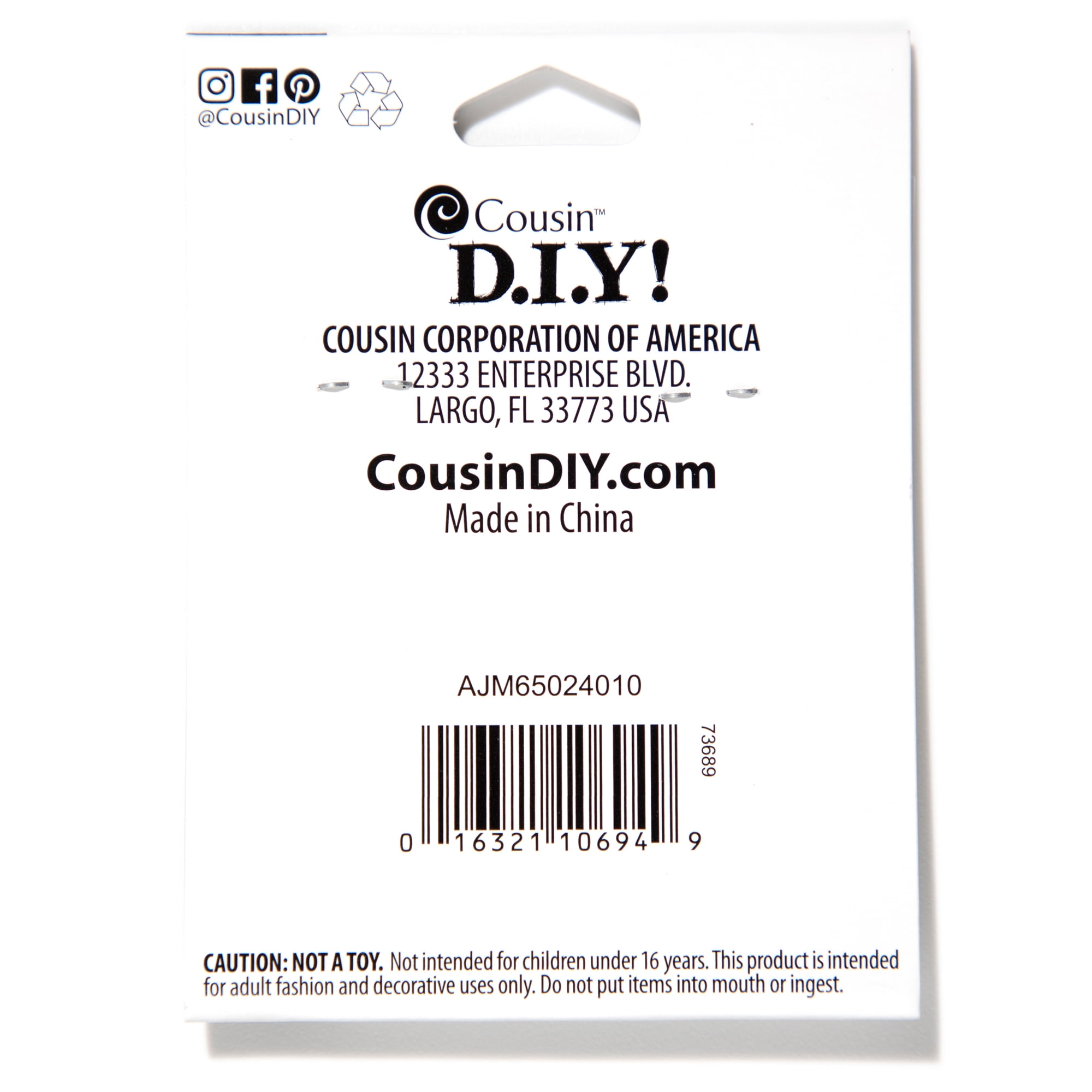 Cousin DIY Small Silver Memory Wire, 1 Piece, 5 ft Roll, 22 Gauge