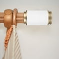 thumbnail image 4 of CATIEBYE 10pcs Curtain Rod Finials Only White Plastic Decorative Modern Design For Designers Kitchen Bathroom, 4 of 6
