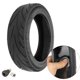 thumbnail image 2 of Neumático exterior para patinete eléctrico Max G30/G30D G30LP de 10 pulgadas, 60/70-6,5, delantero y trasero, reparado, automático, color negro, 2 of 5