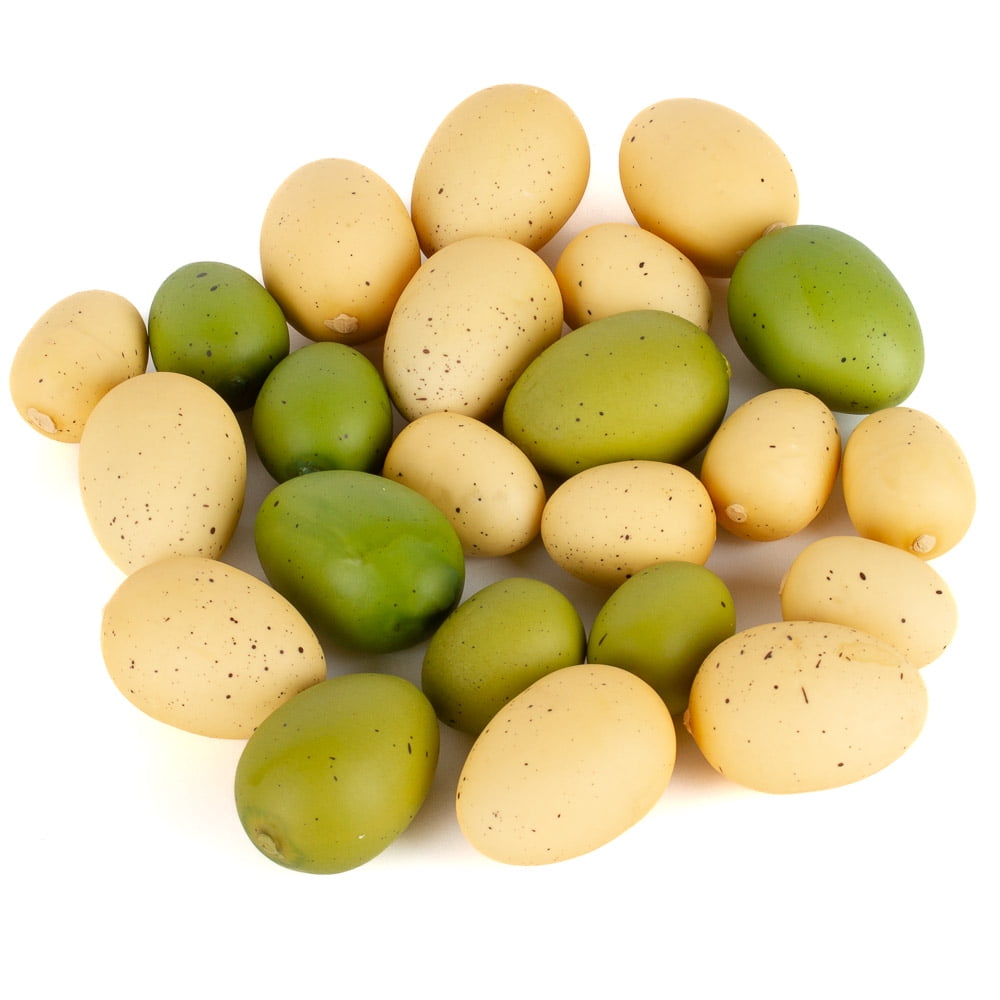 48pc Springtime Green and Yellow Egg Assortment - for Easter/Spring Decor - Factory Direct Craft