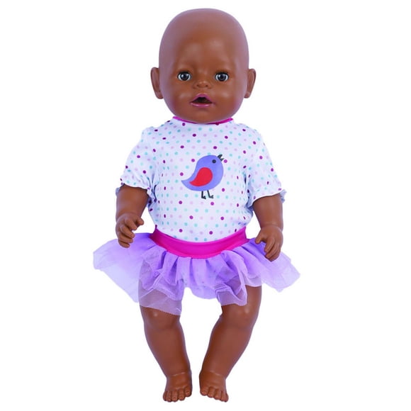 Vêtements de Poupée de 18 Pouces Maillot de Bain Été 43 cm Nouveau-Né Maillot de Bain pour Poupée avec Couvre-Chef pour Poupées American Girl Bikini Mobilier pour Poupées