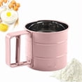thumbnail image 1 of Amerteer Stainless Steel Flour Sieve Handheld Powder Flour Mesh Sifter, Flour Sifter with Hand Press Design,Kitchen Baking Tool for Baking-2 Cup, 1 of 6
