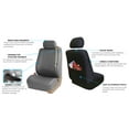 thumbnail image 4 of FH Group Universal Fit PU Leather Car Seat Covers for Sedan SUV Van Truck with Integrated Seatbelt - Gray Front, 4 of 4