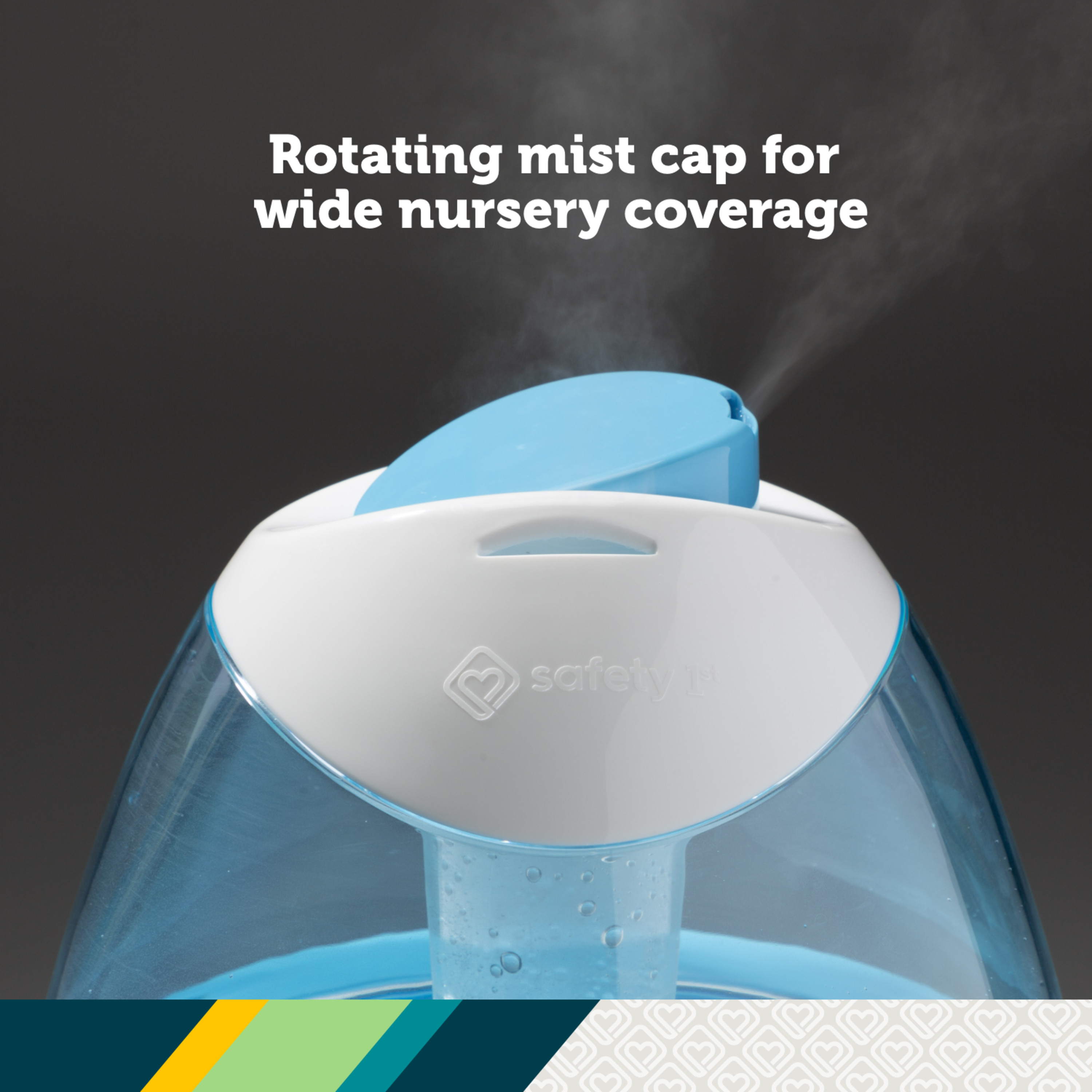 Safety 1st Filter Free Cool Mist Humidifier, Blue photo 3